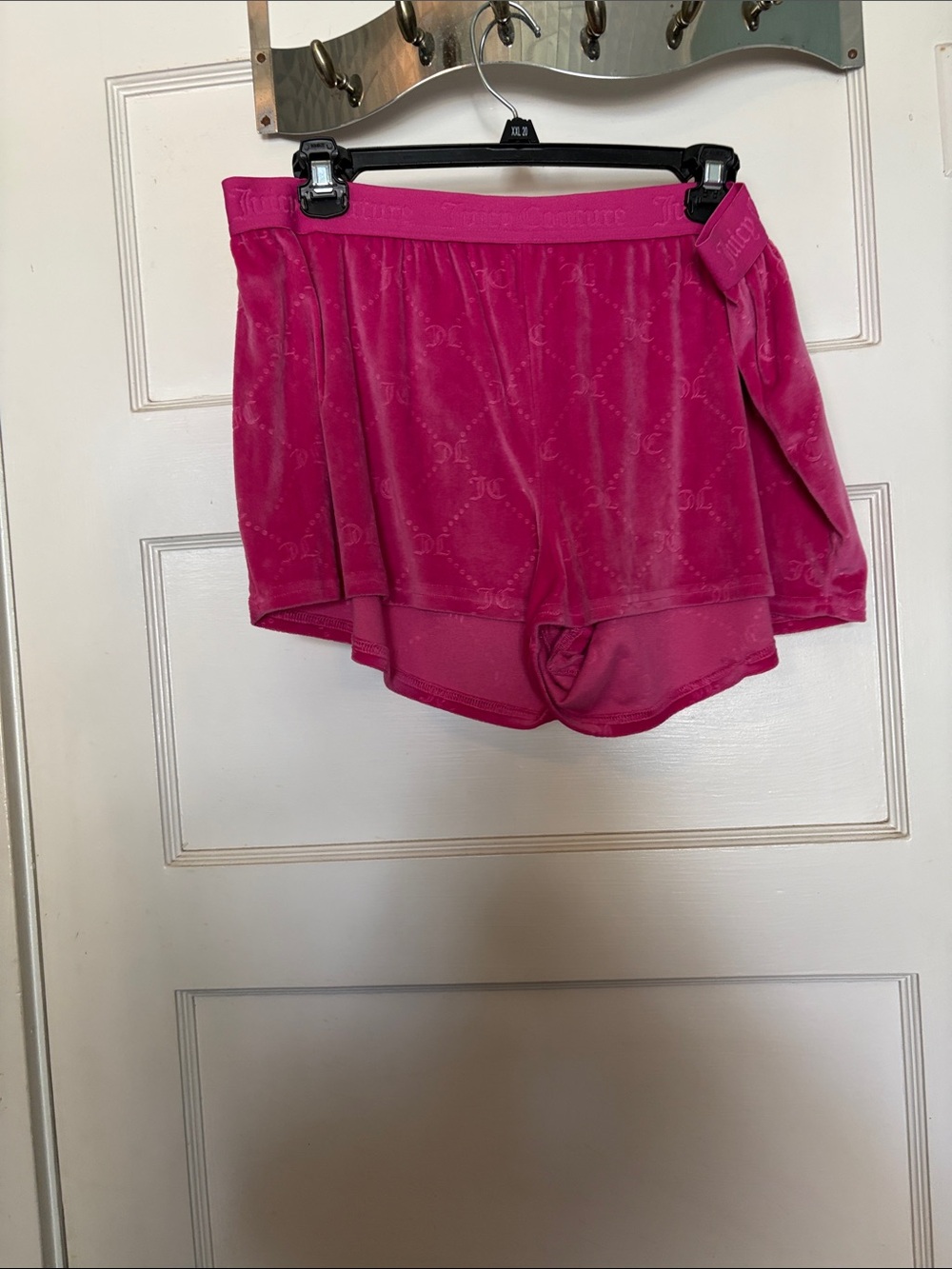 Juicy Couture Hot Pink Logo Sleep Shorts Size XL